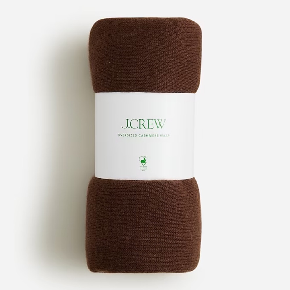 NWOT J.Crew Oversized Cashmere Wrap